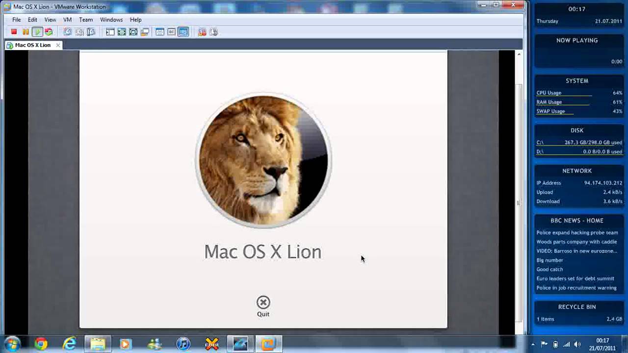 Mac Os X Lion Iso Image Download For Vmware